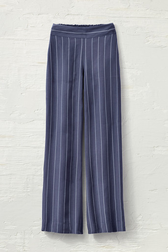 Liana Striped Wide-Leg Pants
